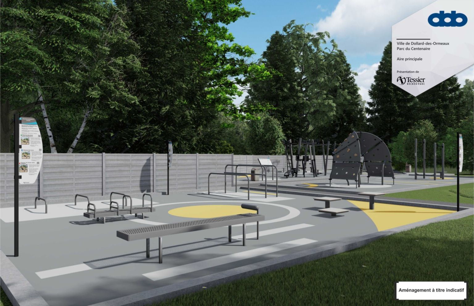 Inauguration de la nouvelle aire d’exercices Ville de DollarddesOrmeaux