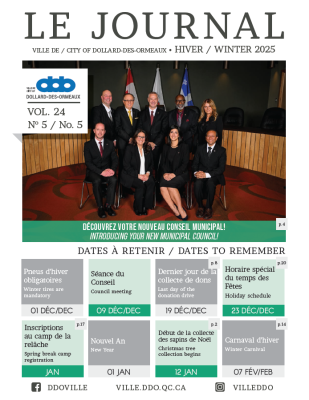 Page principale journal